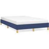 vidaXL Posteljni okvir moder 120x190 cm tkanina Cene