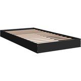 vidaXL Okvir za krevet crni 90 x 190 cm od konstruiranog drva | shoptok.hr