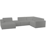 Scandic Siva kutna garnitura od bouclé tkanine (u obliku slova "U") Roxy – | shoptok.hr