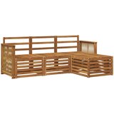  Set vanjskih sofa 4 kom. Prirodna | shoptok.hr