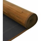  Tepih pravokutni smeđi 100 x 300 cm od bambusa | shoptok.hr