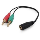  GEMBRID audio adapter za slusalice 2x3.5mm 3pin to 1x3.5mm 4pin CCA-418 Cijene