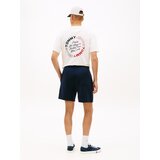 Tommy Jeans Hlače mornarska / živo rdeča / bela | Shoptok.si