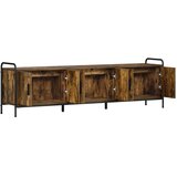  TV ormar 146 x 33 x 50 cm Dimljeni hrast Konstruirano drvo - Dimljeni hrast 146 x 33 x 50 cm | shoptok.hr
