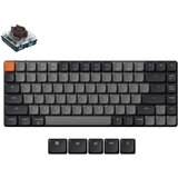 KEYCHRON K3 QMK brezžična mehanska tipkovnica RGB LED / Low Profile 2.0 Hot-Swap / Brown / K3X-H3, (22104838) Cene