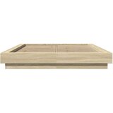 vidaXL Posteljni okvir sonoma hrast 120x200 cm inženirski les | Shoptok.si