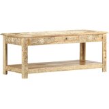 vidaXL Klubska mizica 110x50x45 cm ročno barvan trden mangov les Cene