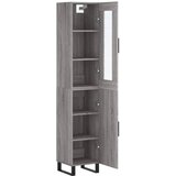  Visoka komoda siva sonome 34,5x34x180 cm od konstruiranog drva | shoptok.hr