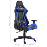 vidaXL Okretna igraća stolica plava PVC | shoptok.hr