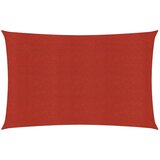vidaXL Senčno jadro 160 g/m² rdeče 2,5x3,5 m HDPE Cene