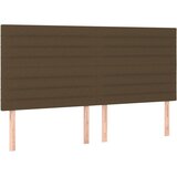  LED uzglavlje tamnosmeđe 160x5x118/128 cm od tkanine | shoptok.hr