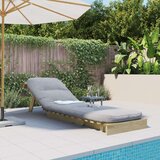  Futon na razvlačenje s madracem 60 x 206 x 11 cm od borovine | shoptok.hr