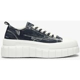 Resti Navy blue women's platform sneakers Deksif | Shoptok.si