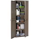vidaXL Vrtna omara rjava 65x45x172 cm PP | Shoptok.si