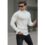 Madmext Men's Bone Turtleneck Knitwear Sweater 6857 Cene