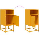 Noćni ormarići 2 kom boje senfa 36x39x78 cm čelični | shoptok.hr