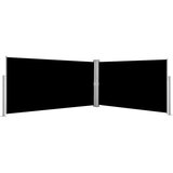  Uvlačiva bočna tenda 160 x 600 cm crna | shoptok.hr