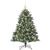 vidaXL Umestno božično drevo med 150 LED Zelena 105 x 105 x 150 cm | Shoptok.si