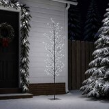  Božićno drvce s izgledom breze Bijela 47 x 240 cm Čelik | shoptok.hr
