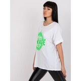 Italy Moda T-shirt-DHJ-TS-6860.26X-white-green | shoptok.hr