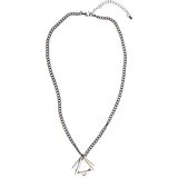 Urban Classics Accessoires Mercury layering necklace made of gunmetal | Shoptok.si