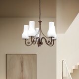  Brilagi - LED luster na lancu COTTAGE 5xE14/40W/230V braon/bela | Eponuda.com