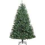  Umjetno božićno drvce s nogom Zelena 150 cm PVC i metal | shoptok.hr