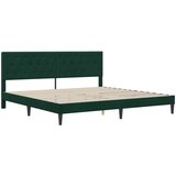  Krevetna konstrukcija Tamnozelena 200 x 200 cm Baršun | shoptok.hr