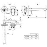 Ideal Standard Slavina za umivaonik/ugrađena u zlatnoj boji Connect Air – | shoptok.hr
