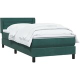 Box Spring postelja z vzmetnico Temno zelena 90x210 cm Velvet, (21792150) | Shoptok.si