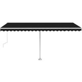  Automatska tenda sa senzorom za vjetar LED 500x300 cm antracit | shoptok.hr