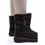 Boto Women's Velcro Fastened Insulated Snow Boots Black Jawora | Shoptok.si