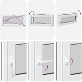  Prozor za podrum RISOR 100 x 50 cm PVC i staklo Antracit | shoptok.hr