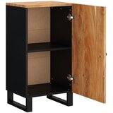  Komoda s vratima 40 x 31 x 75 cm od masivnog drva bagrema | Eponuda.com