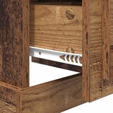  Noćni ormar s ladicama 2 pcs Staro drvo 39 x 39 x 47.5 cm | shoptok.hr