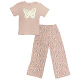  Komplet majica i pantalone 253283, Svetloroze Cene