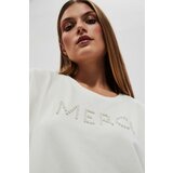 Marisse Women's Sweatshirt L-Bl-4007 Off White | ePonuda.com