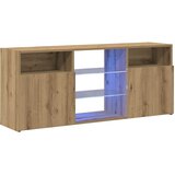 TV ormarić LED boja hrasta 120x30x50 cm konstruirano drvo | Eponuda.ba