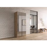 Rauch Möbel OMARA S KLASIČNIMI VRATI, temno siva, hrast artisan | Shoptok.si
