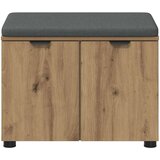  Haldna klop z blazino z vrati Umetni hrast 60 x 38 x 46 cm, (5000155624) | Shoptok.si