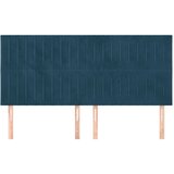  Uzglavlje tamnoplavo 180x5x118/128 cm baršunasto | Eponuda.ba