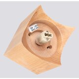 Nice Lamps Stropna svetilka v naravni barvi s steklenim senčilom 12x12 cm Rayer – | Shoptok.si