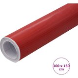 vidaXL Folija za avto 4D rdeča 100x150 cm | Shoptok.si