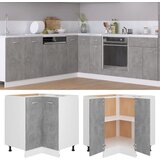 vidaXL Kotna spodnja omarica betonsko siva 75,5x75,5x80,5cm iverna pl., (20621066) Cene