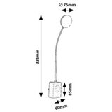 Rabalux tivro e 71283 led zidna lampa | Eponuda.com