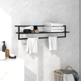 vidaXL stalak za ručnike crni 95 x 25 x 22 cm željezni Cijene