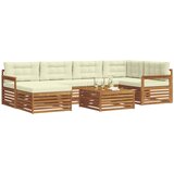  Set vanjskih sofa 7 kom. Prirodna i krem | shoptok.hr