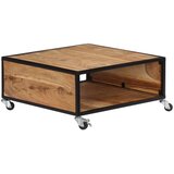  Stolić za kavu 70 x 70 x 32 cm od masivnog bagremovog drva | shoptok.hr