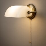  Brilagi - Zidna lampa BANK OFFICE 1xE27/60W/230V mesing/bela | Eponuda.com
