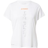 Adidas Funkcionalna majica 'Agravic' svetlo siva / oranžna / bela | Shoptok.si